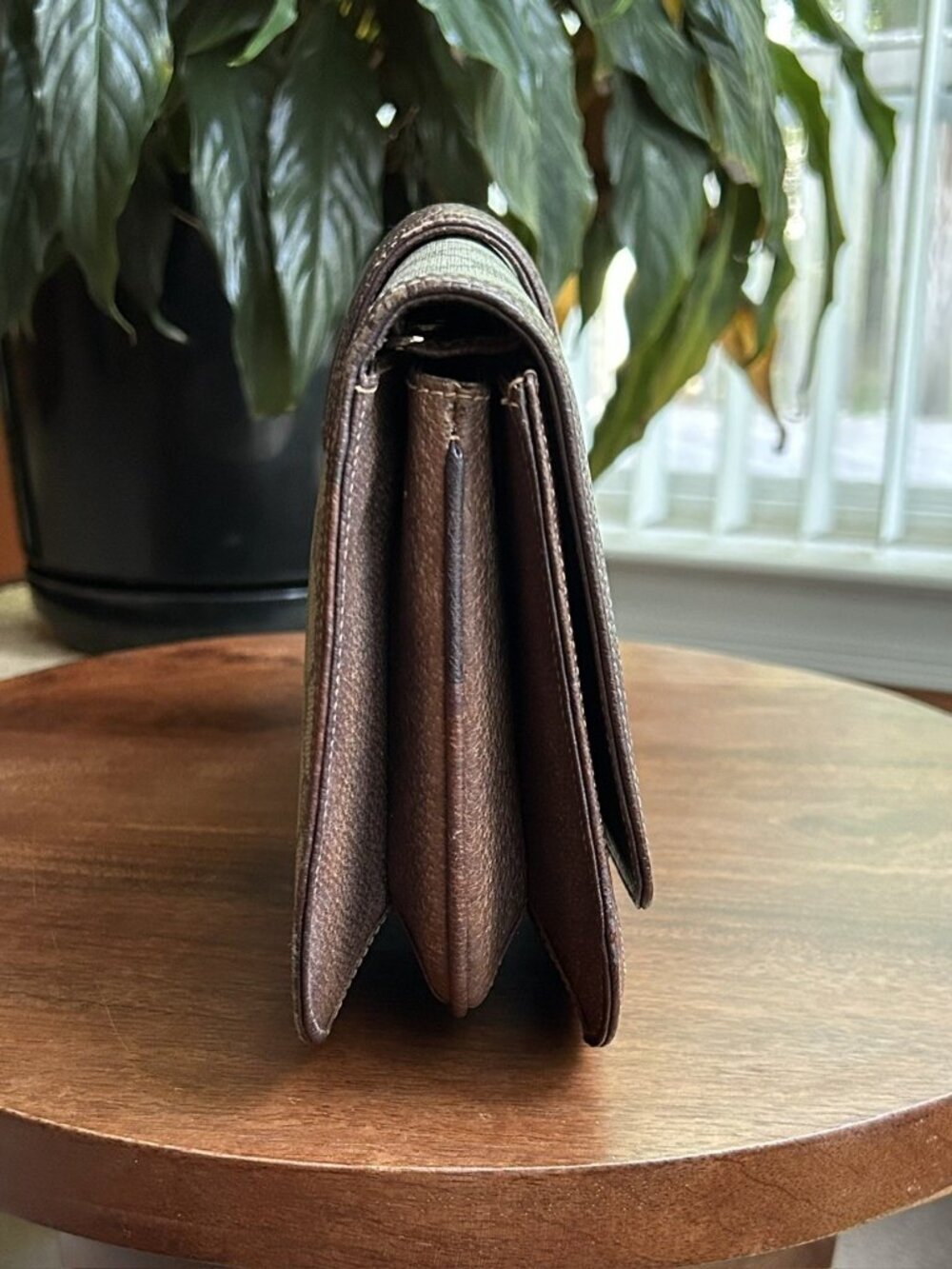 GUCCI GG Horsebit Clutch Shoulder Bag, Brown - Picture 7 of 13